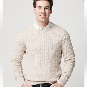 J.Crew Cotton Cable Knit Sweater